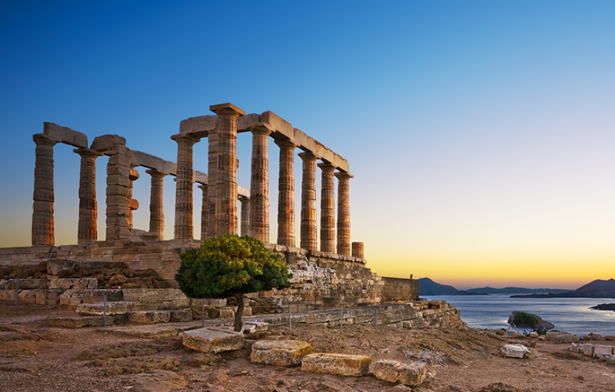 Cape Sounion in the Afternoon